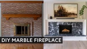 extreme diy marble fireplace makeover