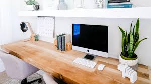 Optimize your space with prepac's innovative and stylish wall mounted desk. Floating Wall Mounted Computer Desk From Hardwood Flooring Material Youtube