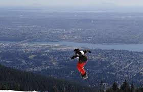 snowboarding grouse mountain north