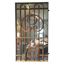 Italian Wrought Iron Garden Gate Mirror