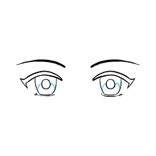 A tutorial on how to draw anime and manga style eyes and eyes expressions with step by step for a normal expression draw the iris slightly covered by the top eyelid while just touching the this is probably the easiest example of drawing anime eyes as there are almost no details to worry about. How To Draw Anime Eyes Really Easy Drawing Tutorial