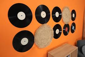 Vinyl Record Wall Stock Photos Royalty