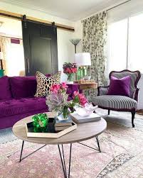 32 Ideas To Incorporate A Purple Sofa