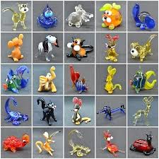 Tiny Glass Animals Figurines Set Of 50