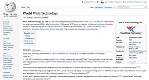 a wikipedia page for your company