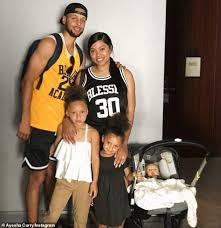 Their children are steph curry, seth curry, and sydel curry. Ayesha And Stephen Curry Celebrate Son Canon S First Birthday He S So Calm And Flirtatious Daily Mail Online