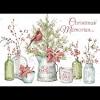 Winterberry and chickadees christmas boxed card. 3