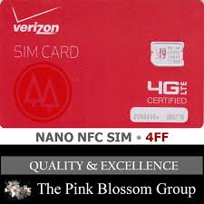 Buying a new sim card from verizon is one thing. Verizon 4g Lte Certified Nano 4ff A Sim Card For Sale Online Ebay