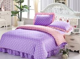 Fancy Purple Polka Dot Pattern Cotton