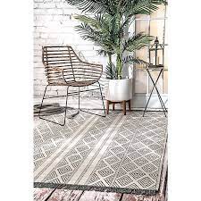 We've got area rugs, accent rugs and more. Cream And Gray Miriam Striped Outdoor Rug 8x10 Kirklands