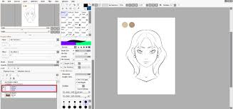 How To Color Skin In Painttool Sai