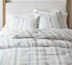 hawthorn stripe cotton comforter
