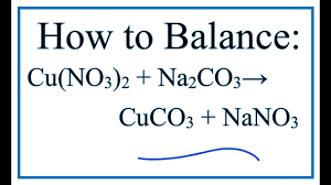 how to balance cu no3 2 na2co3