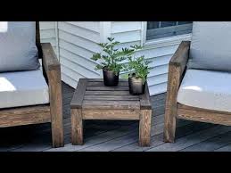 Build Your Own 2x4 Outdoor Side Table