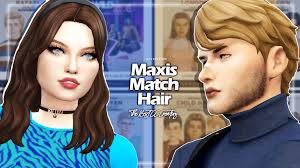 maxis match hair