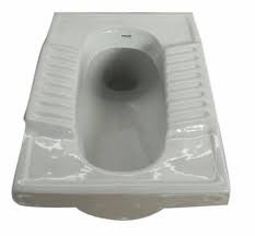 Roxo White Orissa Pan Indian Toilet Seat