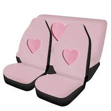 Pink Car Seat Cover Set Vehicle Seat