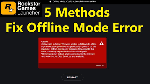 fix rockstar games launcher offline