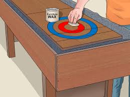 how to make a shuffleboard table with