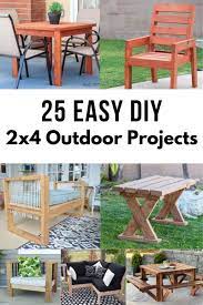 25 easy diy 2x4 outdoor furniture plans