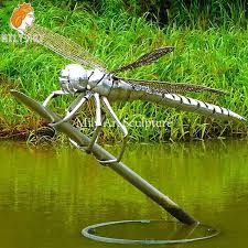 Beautiful Large Metal Dragonfly