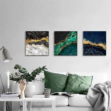What Is Abstract Seascape Golden Luxury