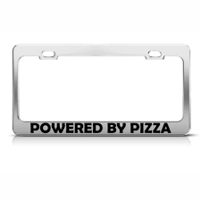 powered by pizza chrome metal license