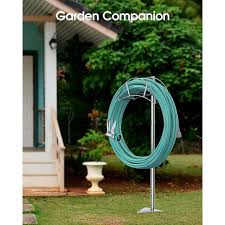 eveage metal garden hose holder stake