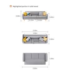 3 seater sofa bed ottoman light grey