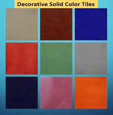 solid color decorative tiles malibu