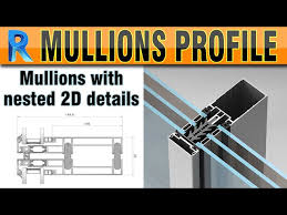 how to create curtain wall mullions