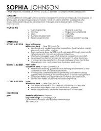 Best Branch Manager Resume Example Livecareer