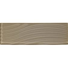 Abstracts Wavy Glass Tile Plaza Taupe