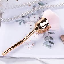 rose makeup brush flower collection