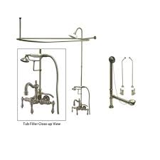 The diverter is the specific fixture that lets you separately control the hand shower and shower head in a delta shower and handheld system. Clawfoot Tub Faucet Buying Guide Part 2 Add A Shower Faucetlist Com