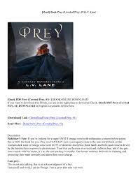 Download PDF) Prey (Coveted Prey, #1) - L.V. Lane by ladyvayola - Issuu