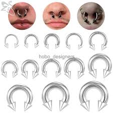 labret lip piercing jewelry spike