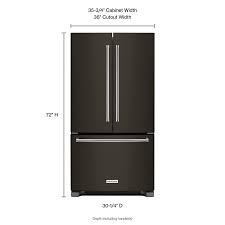 We did not find results for: Krfc302ebs Kitchenaid Black Stainless 22 Cu Ft 36 Inch Width Counter Depth French Door Refrigerator With Interior Dispense Black Stainless Steel With Printshield Finish Black Stainless Steel With Printshield Tm Finish Cullen S
