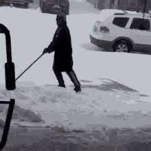 12 of them, in fact! Funny Snow Shoveling Gifs Tenor
