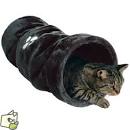 Tunnel cachette en tissus pour chat - Polytrans