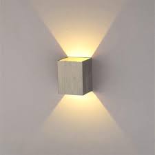 new modern 3w led square wall lamp hall
