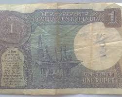 Indian Old One Rupee Note For Sale