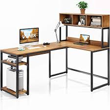 Maybe you would like to learn more about one of these? Amazon Com Vipek L Shaped Desk With Hutch 69 Large Computer Desk Gaming Table Pc Table Workstation Study Writing Table With Storage Bookshelf Space Saving Corner Desk For Home Office Suntalam Walnut Kitchen