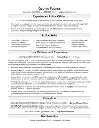 Rare Sample Resume For Fresh Graduate Criminology Police Officer