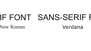 What Is A Serif Font