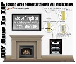 Tv Over Fireplace Hide Wires Google