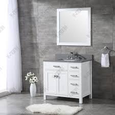 (36w x 23d x 34h) mirror (21.65w x 39.21h) optional tops: China 36 Inch White Luxury Solid Wood Single Bathroom Vanity Units China Bath Vanity Cabinets Custom Bathroom Vanities