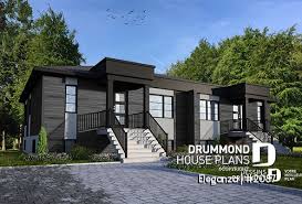 Makemyhouse.com provide a variety of traditional house elevation. Semi Detached House Plans And Duplex Plans Drummond House Plans