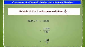 decimal number into rational number