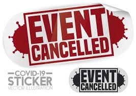 100 000 event cancelled vector images